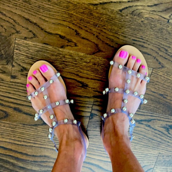 schutz jelly sandals